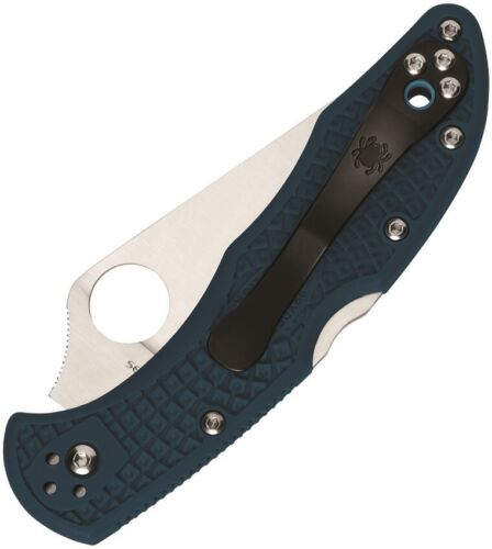 Spyderco Delica 4 Lockback Folding Knife 2.88" K390 Tool Steel Blade Blue FRN Handle 11FSK390 -Spyderco - Survivor Hand Precision Knives & Outdoor Gear Store