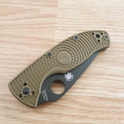 Spyderco Tenacious Folding Knife 3.38" 8Cr13MoV Steel Blade OD Green FRN Handle 122PSODBK -Spyderco - Survivor Hand Precision Knives & Outdoor Gear Store