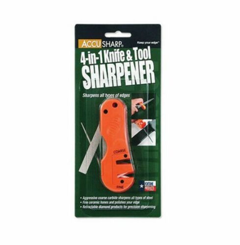 AccuSharp 4 in 1 Knife & Tool Sharpener Coarse Carbides & Fine Ceramic Rods 028C -AccuSharp - Survivor Hand Precision Knives & Outdoor Gear Store