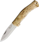 Casstrom Lars Falt Folding Knife 2.88" N690 Steel Blade Curly Birch Handle 19004 -Casstrom - Survivor Hand Precision Knives & Outdoor Gear Store