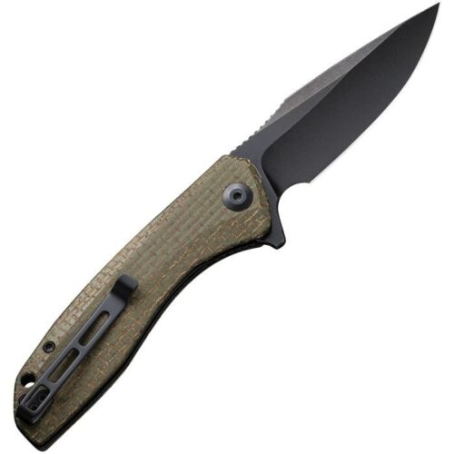 Civivi Baklash Folding Knife 3.5" 9Cr18MoV Steel Extended Tang Blade Green Micarta Handle C801K -Civivi - Survivor Hand Precision Knives & Outdoor Gear Store