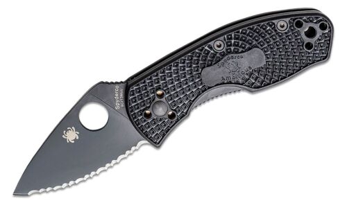 Spyderco Ambitious Folding Knife 2.31" 8Cr13MoV Steel Blade Black FRN Handle 148SBBK -Spyderco - Survivor Hand Precision Knives & Outdoor Gear Store