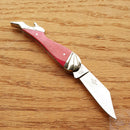 Rough Ryder Small Leg Folding Knife Stainless Steel Blade Pink Smooth Bone Handle R971 -Rough Ryder - Survivor Hand Precision Knives & Outdoor Gear Store