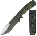 TOPS Mountain Lion Fixed Knife 5.5" 1095 Steel Full Tang Blade Green / Black G10 Handle MTLN01 -TOPS - Survivor Hand Precision Knives & Outdoor Gear Store