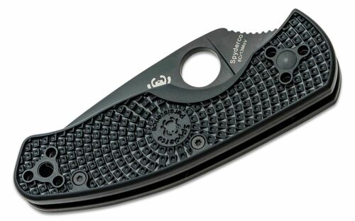 Spyderco Persistence Folding Knife 2.75" 8CR13MoV Steel Blade Black FRN Handle 136PSBBK -Spyderco - Survivor Hand Precision Knives & Outdoor Gear Store