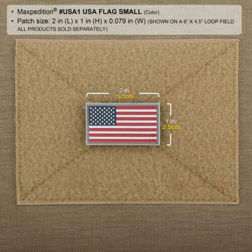 Maxpedition USA Flag Patch - Small (Full Color) Morale Patch 2" x 1" MXUSA1C -Maxpedition - Survivor Hand Precision Knives & Outdoor Gear Store