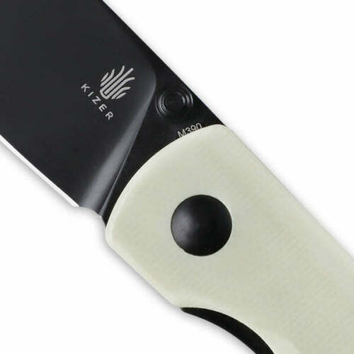 Kizer Cutlery Yorkie Folding Knife 2.5" M390 Steel Blade White G10 Handle 3525S2 -Kizer Cutlery - Survivor Hand Precision Knives & Outdoor Gear Store
