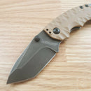 Kershaw Shuffle II Folding Knife 2.5" 8Cr13MoV Steel Blade Tan Sculpted GRN Handle 8750TTANBW -Kershaw - Survivor Hand Precision Knives & Outdoor Gear Store