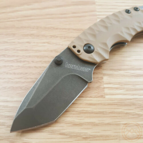 Kershaw Shuffle II Folding Knife 2.5" 8Cr13MoV Steel Blade Tan Sculpted GRN Handle 8750TTANBW -Kershaw - Survivor Hand Precision Knives & Outdoor Gear Store