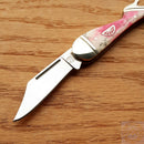 Rough Ryder Small Leg Folding Knife Stainless Steel Blade Pink Lemonade Bone Handle R837 -Rough Ryder - Survivor Hand Precision Knives & Outdoor Gear Store