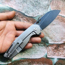 Kansept Knives Model 6 Folding Knife 3.25" Bohler M390 Steel Blade Titanium Handle 1022A2 -Kansept Knives - Survivor Hand Precision Knives & Outdoor Gear Store