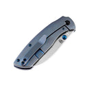 Kansept Knives Convict Folding Knife 3.25" S35VN Steel Blade Blue Titanium Handle 1023B2 -Kansept Knives - Survivor Hand Precision Knives & Outdoor Gear Store