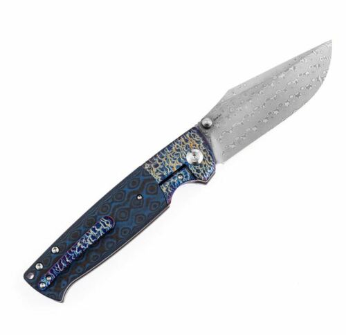 Kansept Knives Shikari Folding Knife 4.25" Damascus Steel Blade Carbon Fiber Handle 1027A7 -Kansept Knives - Survivor Hand Precision Knives & Outdoor Gear Store