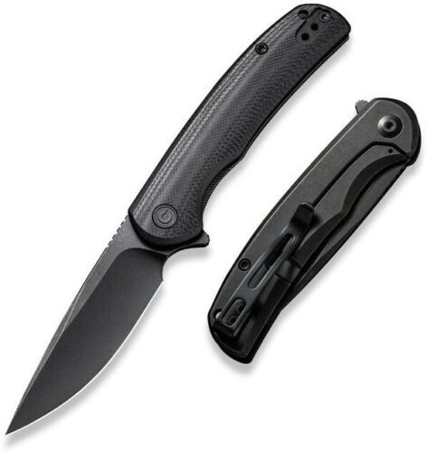 Civivi NOx Framelock Folding Knife 3" Nitro-V Steel Blade Black G10 / Titanium Handle C2110C -Civivi - Survivor Hand Precision Knives & Outdoor Gear Store