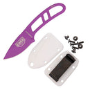 ESEE Candiru Fixed Knife 2" Purple Powder Coated 1095HC Steel Drop Point Blade One Piece Skeletonized Construction CANPURP -ESEE - Survivor Hand Precision Knives & Outdoor Gear Store