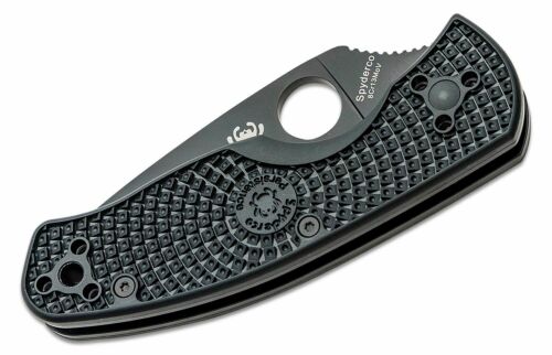 Spyderco Persistence Folding Knife 2.75" 8CR13MoV Steel Blade Black FRN Handle 136PBBK -Spyderco - Survivor Hand Precision Knives & Outdoor Gear Store