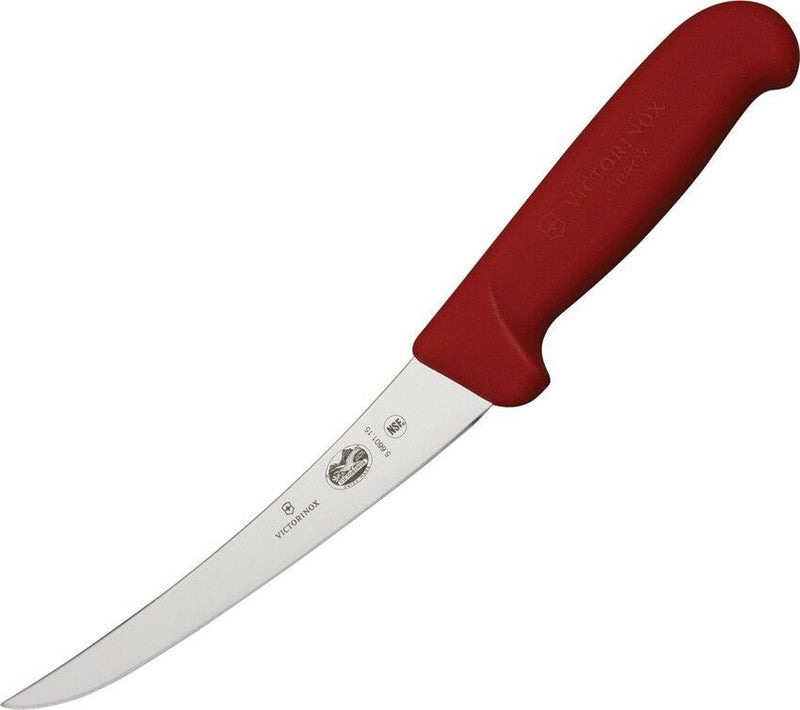 Victorinox Boning Kitchen Knife 6" Stainless Steel Blade Red Fibrox Handle 5660115 -Victorinox - Survivor Hand Precision Knives & Outdoor Gear Store