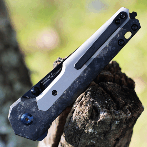 Kansept Knives EDC Tac Folding Knife 3.25" CPM S35VN Steel Blade Titanium/Carbon Fiber Handle 2009A1 -Kansept Knives - Survivor Hand Precision Knives & Outdoor Gear Store