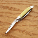 Rough Rider Tiny Stockman Pocket Knife 440 Stainless Blades Yellow Bone Handle R811 -Rough Ryder - Survivor Hand Precision Knives & Outdoor Gear Store
