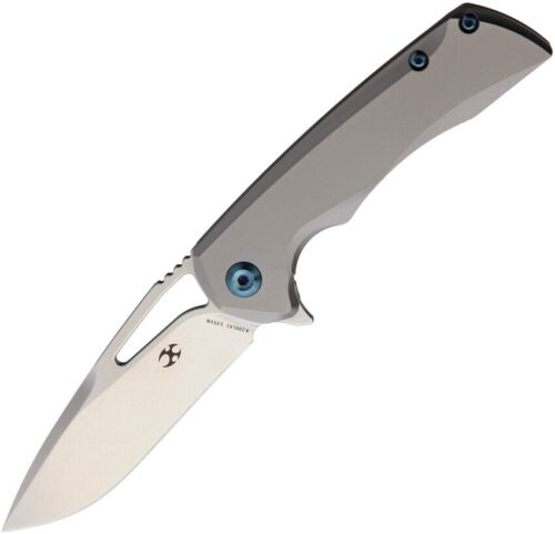 Kansept Knives Mini Kyro Folding Knife 2.75" CPM S35VN Steel Blade Gray Titanium Handle 2001A1 -Kansept Knives - Survivor Hand Precision Knives & Outdoor Gear Store