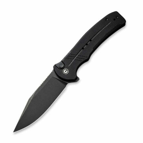 Civivi Cogent Folding Knife 3.5" 14C28N Sandvik Steel Blade Black G10 Handle C20038D1 -Civivi - Survivor Hand Precision Knives & Outdoor Gear Store