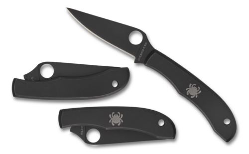 Spyderco Honeybee Folding Knife 1.63" 3Cr13 Steel Blade Black Oxide Stainless Handle 137BKP -Spyderco - Survivor Hand Precision Knives & Outdoor Gear Store