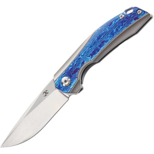 Kansept Knives Mini Folding Knife 2.75" S35VN Steel Blade Titanium/Timascus Handle 2007A4 -Kansept Knives - Survivor Hand Precision Knives & Outdoor Gear Store