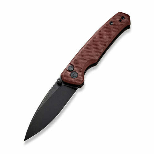 Civivi Altus Button Lock Folding Knife 3" Nitro-V Steel Blade Burgundy G10 Handle C200762 -Civivi - Survivor Hand Precision Knives & Outdoor Gear Store