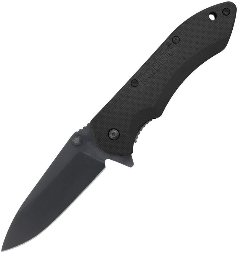 Maxpedition Ferox Linerlock Black Folding Knife 3.25" 5Cr13 Blade Nylon Handle FXPB -Maxpedition - Survivor Hand Precision Knives & Outdoor Gear Store