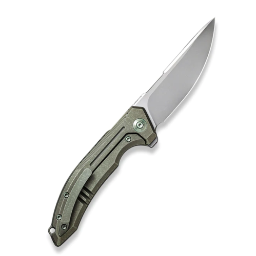 We Knife Co Quixotic Folding Knife 3.5" CPM-20CV Steel Blade Green Titanium Handle 210164 -We Knife Co - Survivor Hand Precision Knives & Outdoor Gear Store