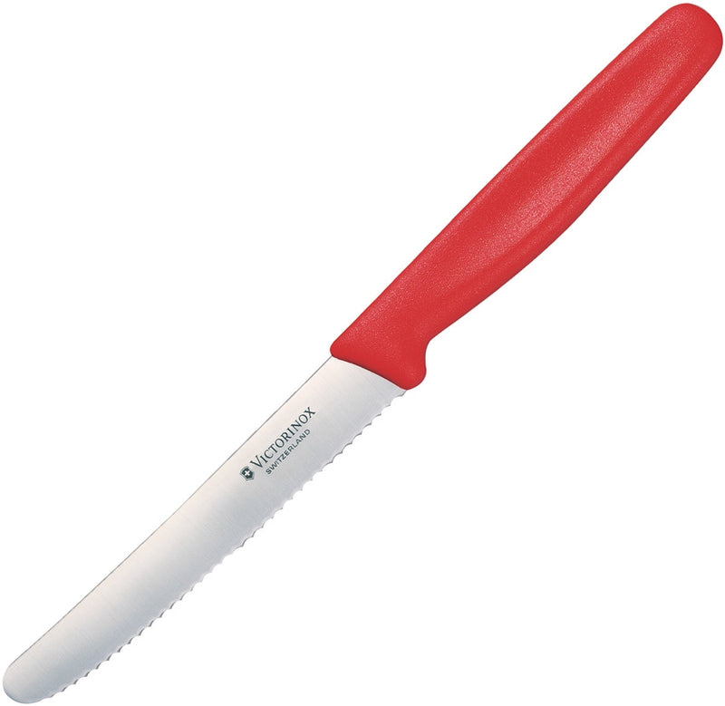 Victorinox Steak Kitchen Knife 4.25" Stainless Steel Blade Red Synthetic Handle 50831S -Victorinox - Survivor Hand Precision Knives & Outdoor Gear Store