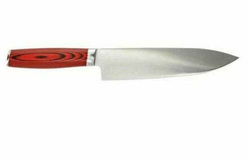 Bubba Blade Chef's Kitchen Knife 8" Stainless Steel Blade Black / Red G10 Handle 1114253 -Bubba Blade - Survivor Hand Precision Knives & Outdoor Gear Store