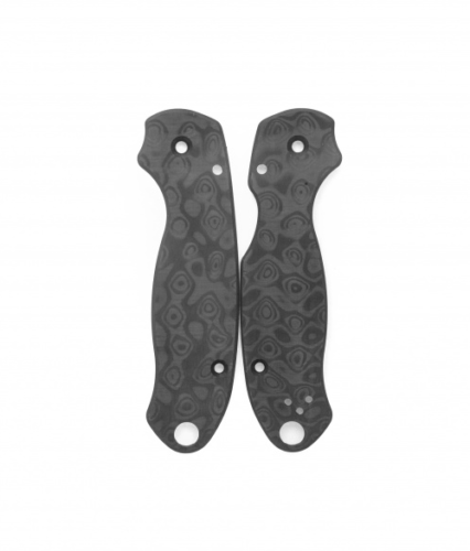 Flytanium Para3 Raindrop CF Scales For Spyderco Classic Raindrop Carbon Fiber 967 -Flytanium - Survivor Hand Precision Knives & Outdoor Gear Store