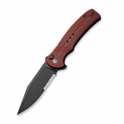 Civivi Cogent Folding Knife 3.5" 14C28N Sandvik Steel Blade Burgundy G10 Handle C20038E2 -Civivi - Survivor Hand Precision Knives & Outdoor Gear Store