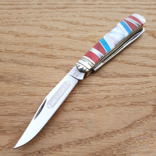 Rough Ryder Stoneworx Pocket Knife Stainless Steel Blade Mother Of Pearl/Stone Handle R918 -Rough Ryder - Survivor Hand Precision Knives & Outdoor Gear Store