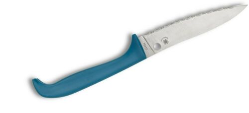 Spyderco Counter Puppy Kitchen Knife 3.5" 7Cr17MoV Steel Blade Blue Plastic Handle K20SBL -Spyderco - Survivor Hand Precision Knives & Outdoor Gear Store