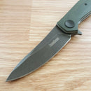 Kershaw Concierge Folding Knife 3.25" D2 Tool Steel Blade OD Green Micarta Handle 4020MCG -Kershaw - Survivor Hand Precision Knives & Outdoor Gear Store