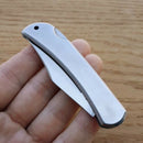 Rough Ryder Lockback Folding Knife 2.63" 440 Steel Blade Brushed Stainless Handle R998 -Rough Ryder - Survivor Hand Precision Knives & Outdoor Gear Store