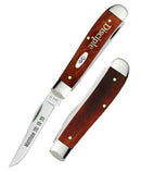 Case XX Disciple Pocket Knife Stainless Steel Blades Red Chestnut Smooth Bone Handle 60868 -Case Cutlery - Survivor Hand Precision Knives & Outdoor Gear Store