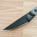 TOPS Scalpel Fixed Knife 2.625" 440C Steel Full Blade Black Linen Micarta Handle PSS07 -TOPS - Survivor Hand Precision Knives & Outdoor Gear Store