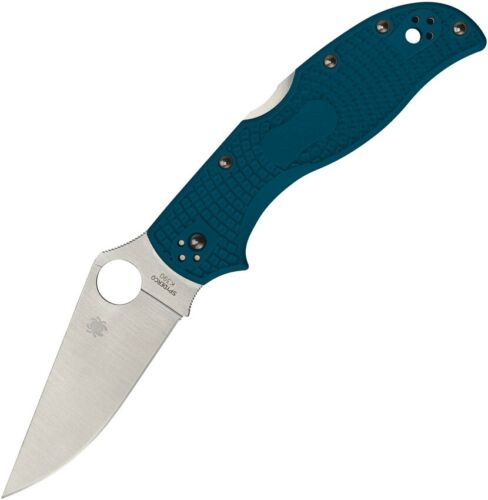 Spyderco Stretch 2 Lockback Folding Knife 3.43" K390 Tool Steel Blade Blue FRN Handle 90FP2K390 -Spyderco - Survivor Hand Precision Knives & Outdoor Gear Store