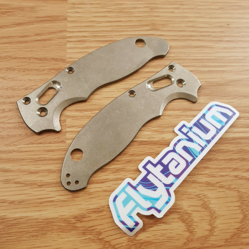 Flytanium Manix 2 Scales Perfect Fit Replace Titanium One Piece Construction 580 -Flytanium - Survivor Hand Precision Knives & Outdoor Gear Store