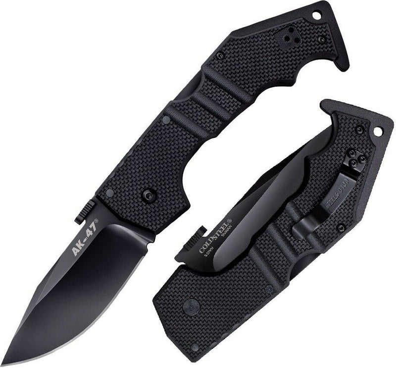 Cold Steel AK-47 Lockback Folding Knife 3.5" Black S35VN Steel Blade G10 Handle 58M -Cold Steel - Survivor Hand Precision Knives & Outdoor Gear Store