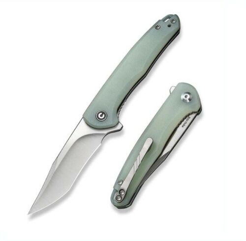 Civivi Mini Sandbar Folding Knife 2.95" Nitro-V Steel Blade Jade G10 Handle C200112 -Civivi - Survivor Hand Precision Knives & Outdoor Gear Store