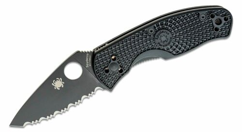 Spyderco Persistence Folding Knife 2.77" 8CR13MoV Steel Blade Black FRN Handle 136SBBK -Spyderco - Survivor Hand Precision Knives & Outdoor Gear Store