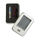 We Knife Co Blue Anodized Finish Titanium Construction Whistle With Brown Paracord Lanyard A05BP -We Knife Co - Survivor Hand Precision Knives & Outdoor Gear Store