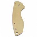 Flytanium To Fits Pilar CRKT Scale Antique Stonewash Finish Brass One Piece Construction 579 -Flytanium - Survivor Hand Precision Knives & Outdoor Gear Store