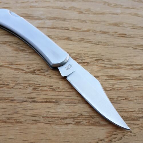 Rough Ryder Lockback Folding Knife 2.63" 440 Steel Blade Brushed Stainless Handle R998 -Rough Ryder - Survivor Hand Precision Knives & Outdoor Gear Store