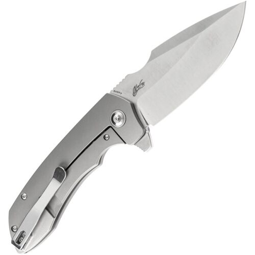 Kansept Knives Entity Folding Knife 3.5" CPM S35VN Steel Blade Gray Titanium Handle 1036A1 -Kansept Knives - Survivor Hand Precision Knives & Outdoor Gear Store