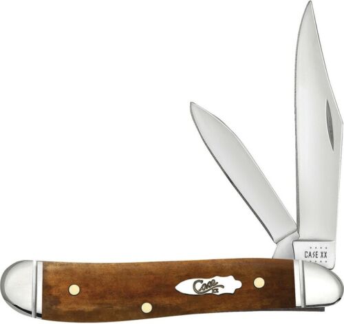 Case XX Peanut Pocket Knife Stainless Steel Blades Antique Smooth Bone Handle 58201 -Case Cutlery - Survivor Hand Precision Knives & Outdoor Gear Store